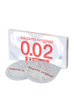 Полиуретановые презервативы Sagami Original 0,02 (2 шт)