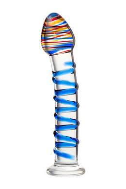 Нереалистичный фаллос Sexus Glass из стекла