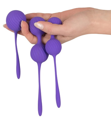 Набор вагинальных шариков фиолетовый Smile 3 Kegel Training Balls