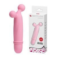 Мини-вибратор оригинальной формы Pretty Love Goddard нежно-розовый