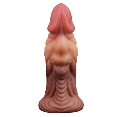 Фаллоимитатор на присоске с Dual layered Platinum Silicone Plug 18 см
