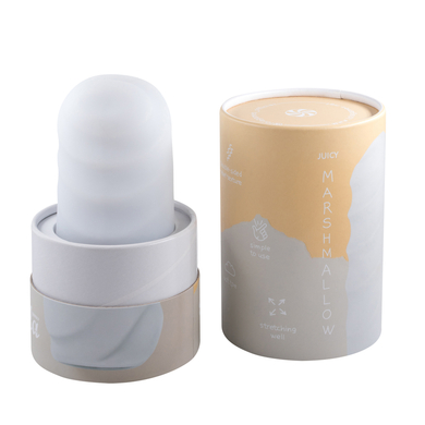 Мастурбатор двусторонний белый Marshmallow Maxi Juicy