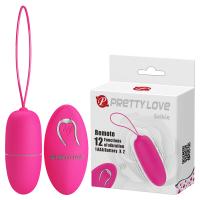Виброяйцо с пультом Pretty Love Selkie Розовое