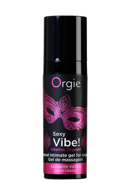 Жидкий вибратор с разогревающим и охлаждающим эффектом ORGIE Sexy Vibe Intense Orgasm 15 мл
