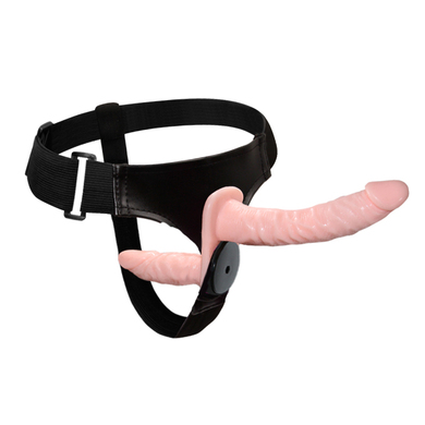Двойной страпон с вибрацией Ultra Double-Heads Strap On Baile