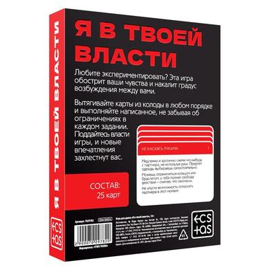 Игра для двоих "Я в твоей власти"