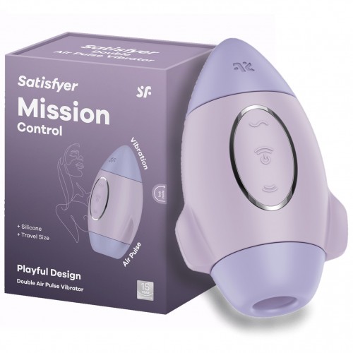 Вакуумно-волновой вибратор фиолетовый Mission Control Satisfyer 