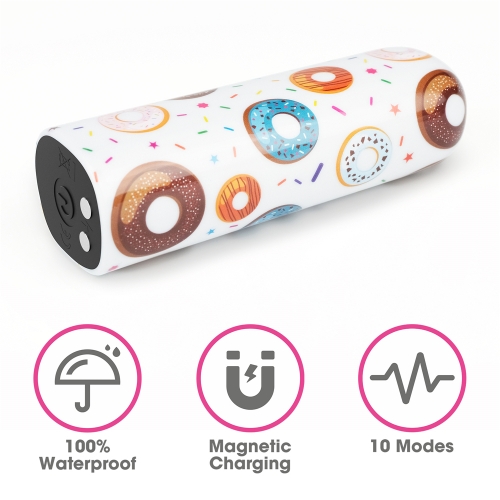Перезаряжаемый мини вибратор LoveToy Donut Massager