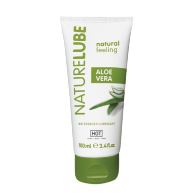 Гель-смазка на водной основе с Алоэ Вера Hot Glide naturlube (100 мл)
