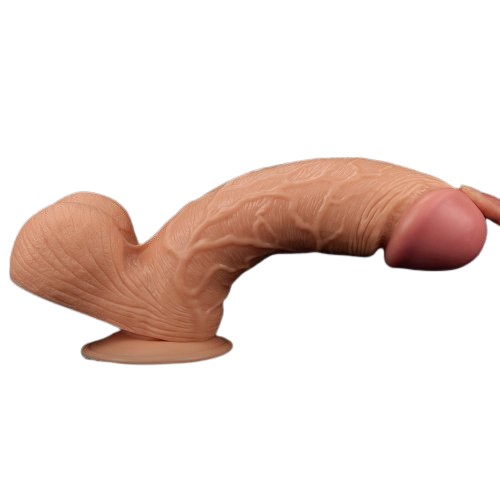 Фаллоимитатор реалистичный с присоской Legendary king-sized Realistic Dildo 25 см