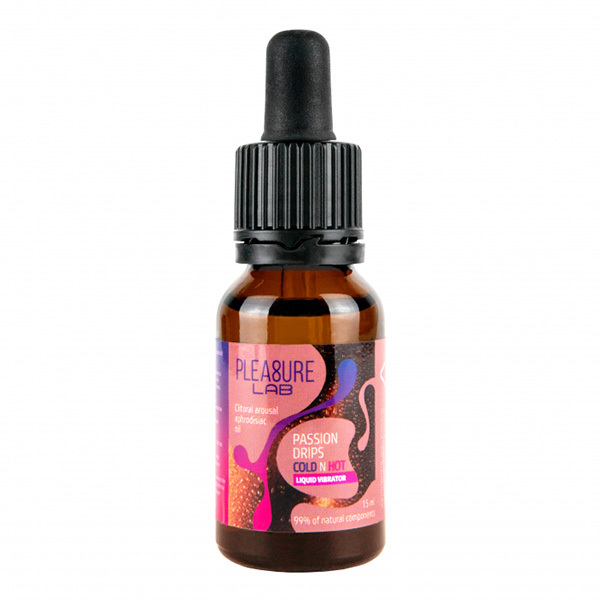 Жидкий вибратор с афродизиаком Pleasure Lab Passion Drips Cold n Hot 15 мл