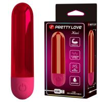 Вибропуля Pretty Love Kiwi красная
