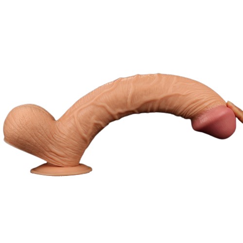 Фаллоимитатор реалистичный с присоской Legendary king-sized Realistic Dildo 33 см