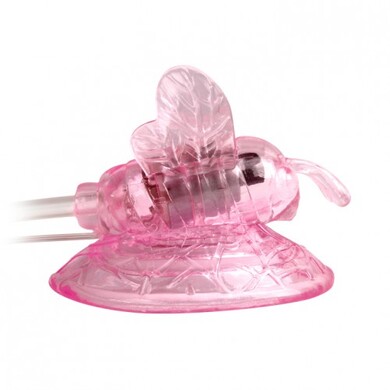 Вакуумный стимулятор клитора с вибрацией Baile Butterfly Clitoral Pump