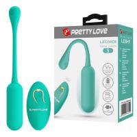Виброяйцо вытянутое Pretty Love Lechies бирюзовое