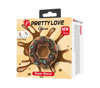 Эрекционное кольцо в виде пончика Pretty Love Choco