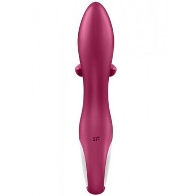 Вибратор-кролик для точки G малиновый Satisfyer Embrace Me