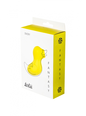 Вакуумный стимулятор клитора жёлтый Fantasy Ducky