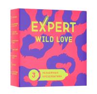 Презервативы ребристые с точками EXPERT Wild Love (3 шт)