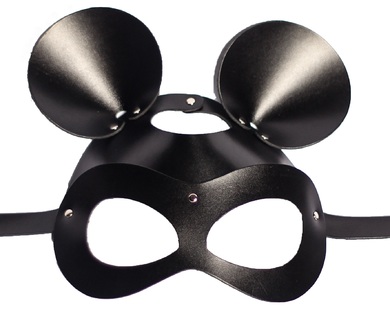 Маска Микки-мауса из натуральной кожи Erotoys Fetish line, Ero-5