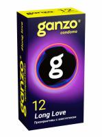 GANZO Long Love 12шт. Презервативы с анестетиком