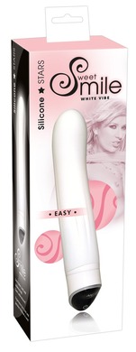 Вибратор белый Smile Easy