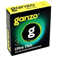 Презервативы Ganzo Ultra Thin ультратонкие 3 шт