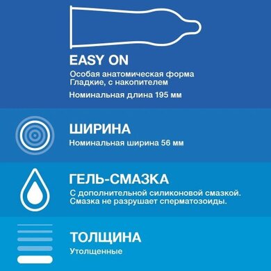 Презервативы Durex Extra Safe плотные с дополнительной смазкой (12 шт)