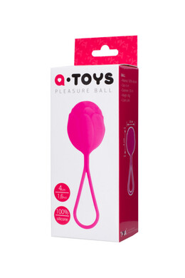 Вагинальный шарик розовый со смещенным центром тяжести A-Toys