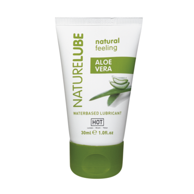 Гель-смазка на водной основе с Алоэ Вера Hot Glide naturlube (30 мл)