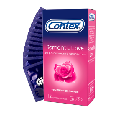 Презервативы Contex Romantic Love ароматизированные (12 шт)