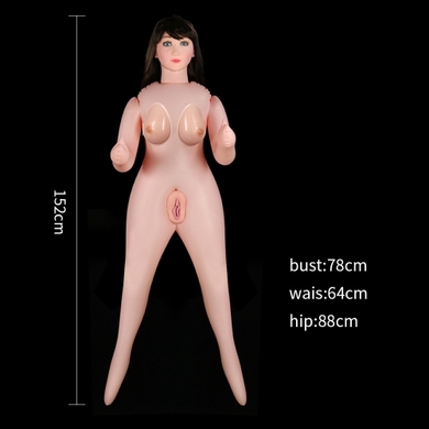 Кукла для секса с пышной грудью и открытым ротиком Silicone Boobie Super Love Doll