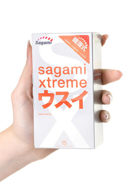 Презервативы латексные ультратонкие Sagami Xtreme Superthin (15 шт)