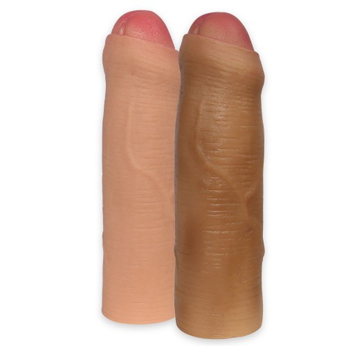 Удлиняющая насадка на пенис Revolutionary Silicone Nature Extender Uncircumcised телесная + 4 см
