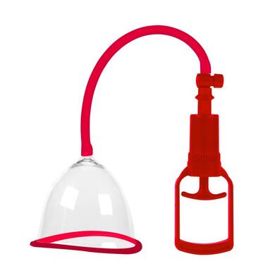 Вакуумная помпа для груди красная Breast Pumps Erozon