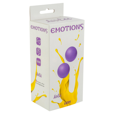 Вагинальные шарики без сцепки фиолетовые Emotions Lexy Large