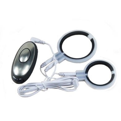 Электростимулятор эрекционное кольцо с кольцом для мошонки Baile Passion Power Magnetic Ring