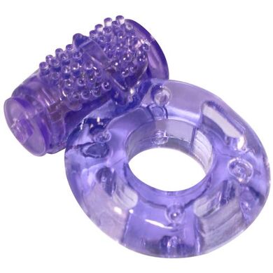 Эрекционное кольцо с вибрацией фиолетовое Rings Axle-pin