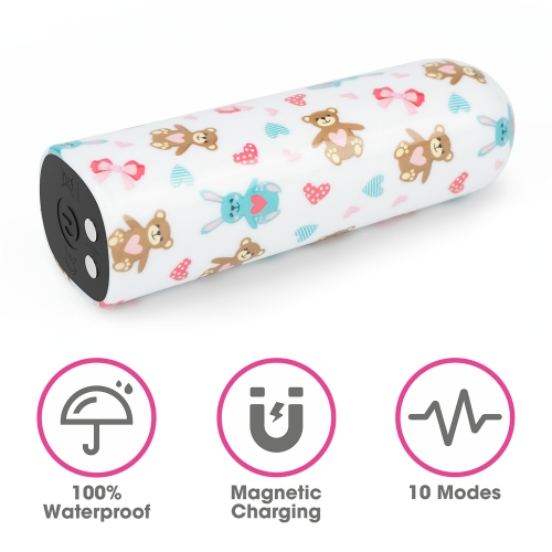 Перезаряжаемый мини вибратор LoveToy Bear Massager