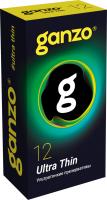 Презервативы ультратонкие Ganzo Ultra thin (12 шт)