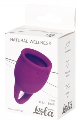 Менструальная чаша фиолетовая Natural Wellness Tulip (15 мл)