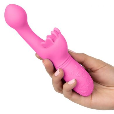 Перезаряжаемый розовый вибратор-кролик Rechargeable Butterfly Kiss