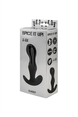 Анальная пробка черная Spice it up Classy