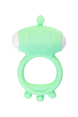 Виброкольцо зеленое на пенис A-toys Fowd