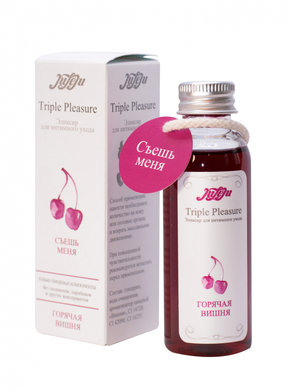 Эликсир для интимного ухода 3 в 1 Triple Pleasure "Горячая вишня" (65 г)