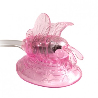 Вакуумный стимулятор клитора с вибрацией Baile Butterfly Clitoral Pump