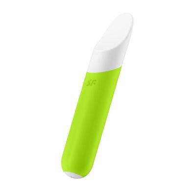 Перезаряжаемый мини-вибратор зелёный Ultra Power Bullet 7 Satisfyer 