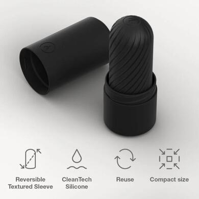 Инновационный мастурбатор для мужчин черный Arcwave Ghost Pocket Stroker