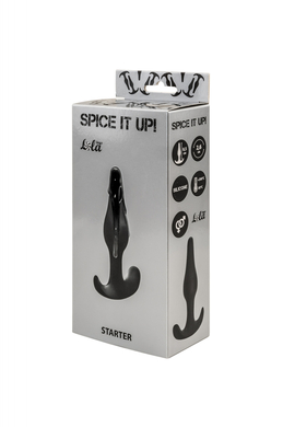 Анальная пробка черная Spice it up Starter