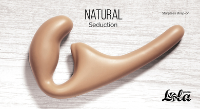 Безремневой страпон телесный Natural Seduction